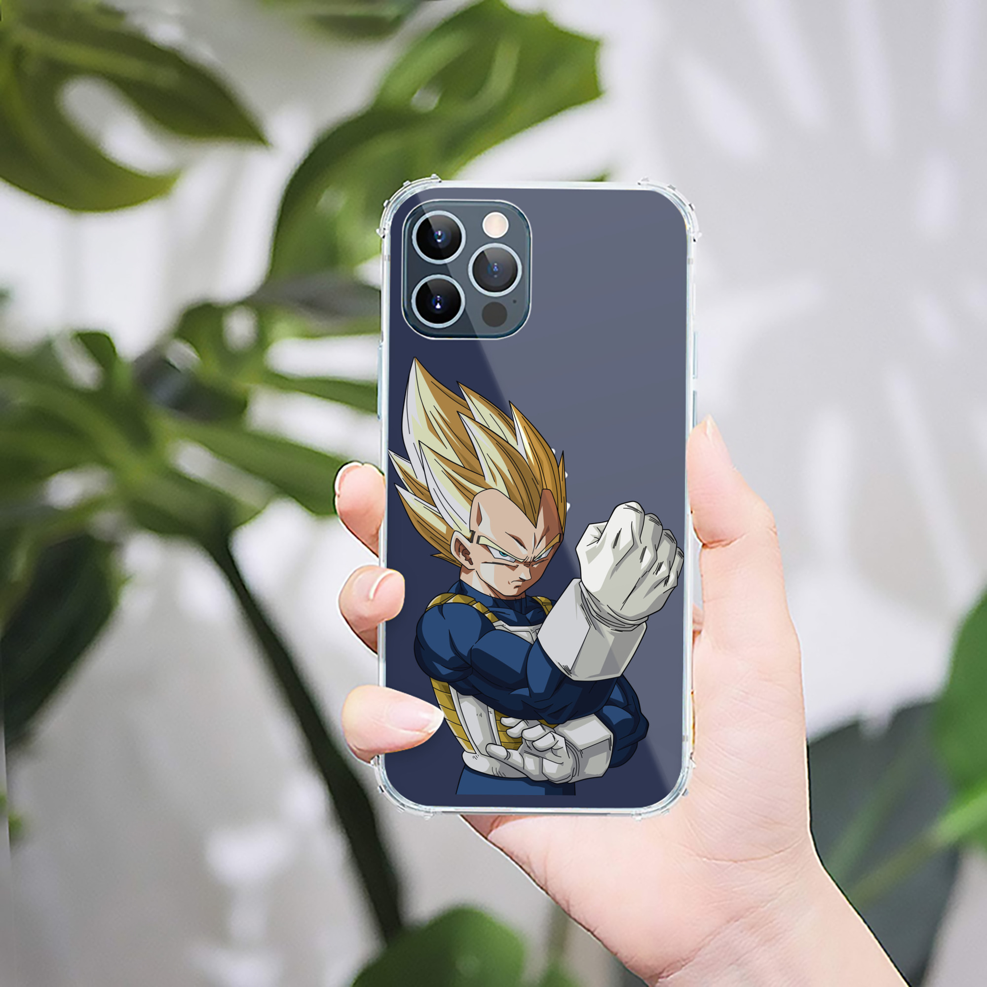 （画像用） ドラゴンボール ベジータ四世（Bejīta Yonsei）DRAGON BALL Vegeta IV 【iPhone 12シリーズ対応】透明スマホケース（クリアソフトケース）
